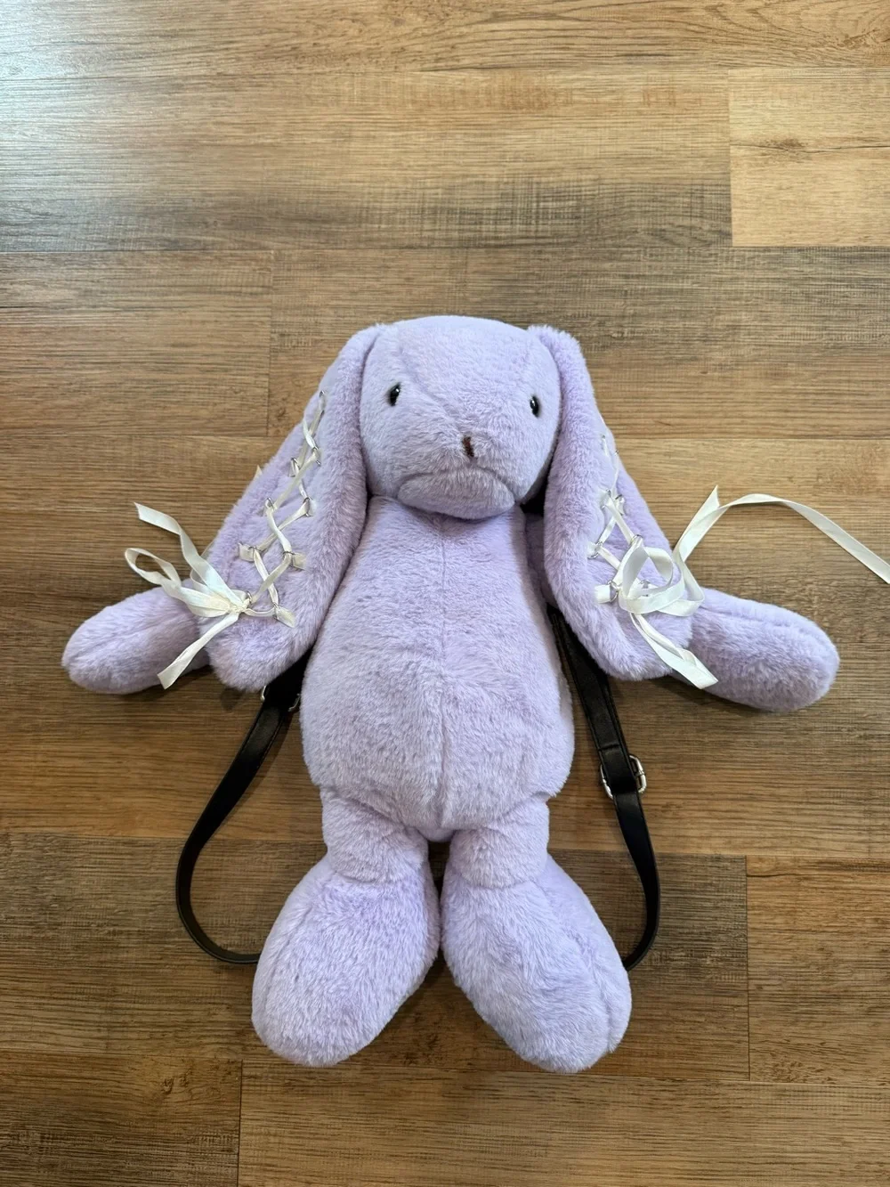 Dolls Kill Lavender Plush Bunny Backpack